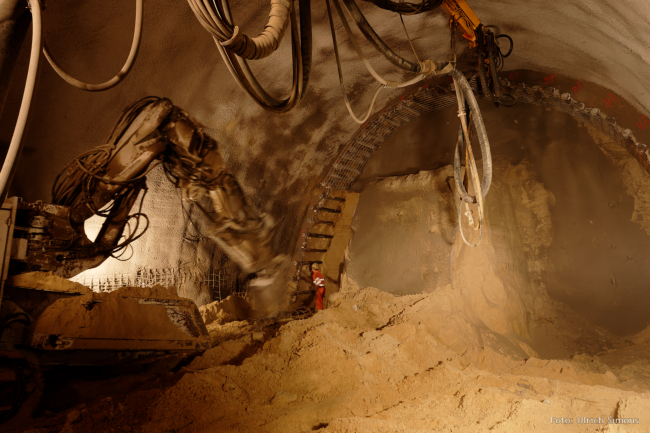 Buschtunnel Vortrieb